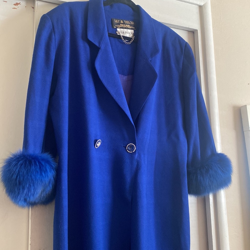 Blue Coat Dress
